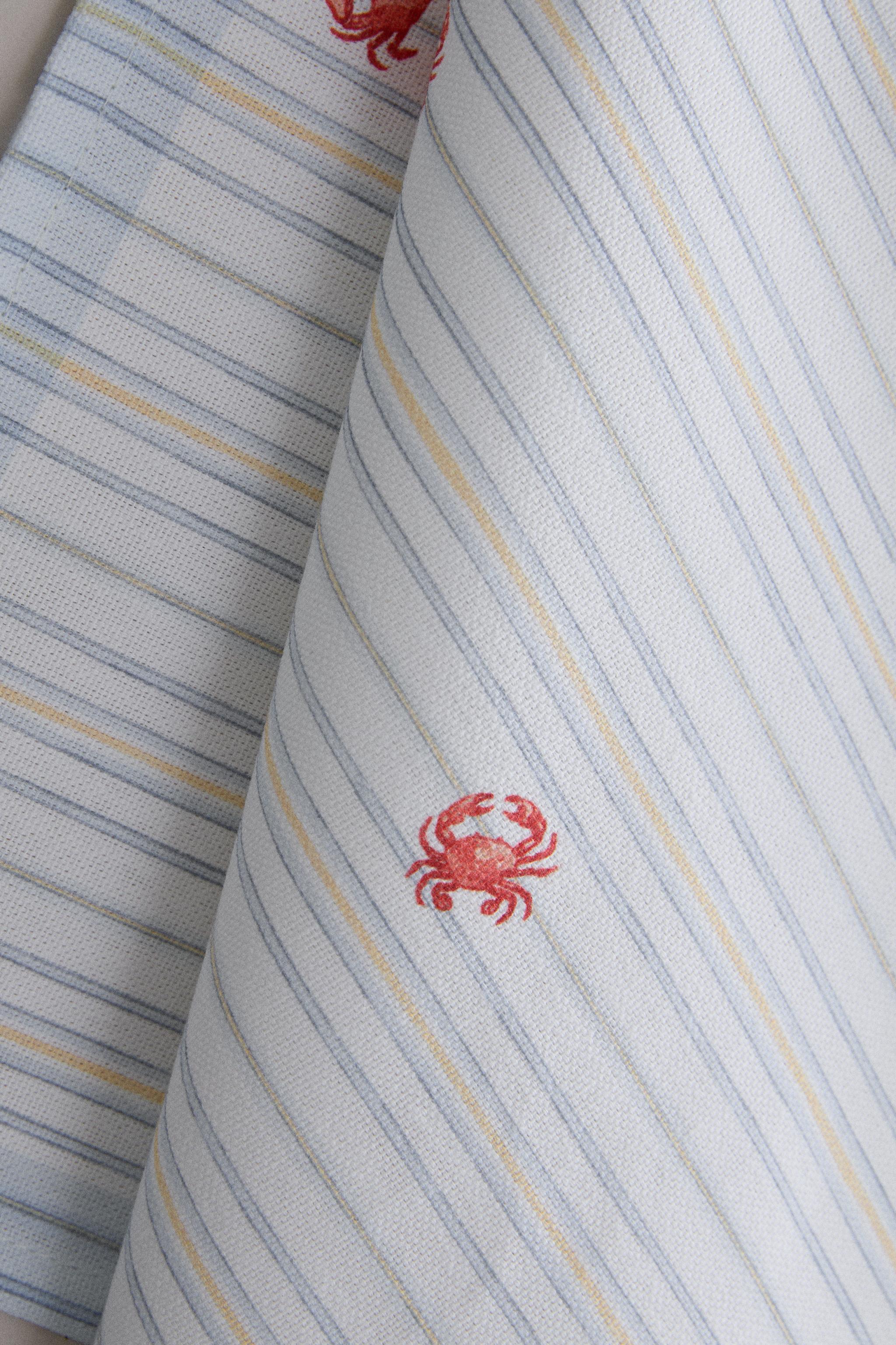 CRAB TEA TOWEL SET (PACK OF 2)